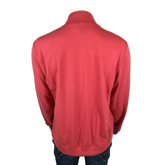 Eileen Fisher Womens Jacket Size Medium Full Zip Long Sleeve Pink Pockets - Picture 2 of 9